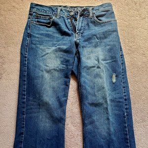 AE Men's Little Distress Bootcut Jeans size 29x30